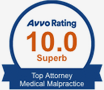 Top Attorney Medical Malpractice 10.0 Superb